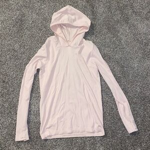 pink long sleeve athleta shirt